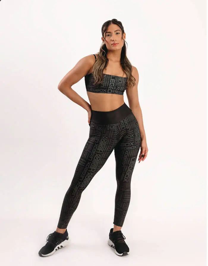 Calça Legging Cintura Alta Glow Eclipse