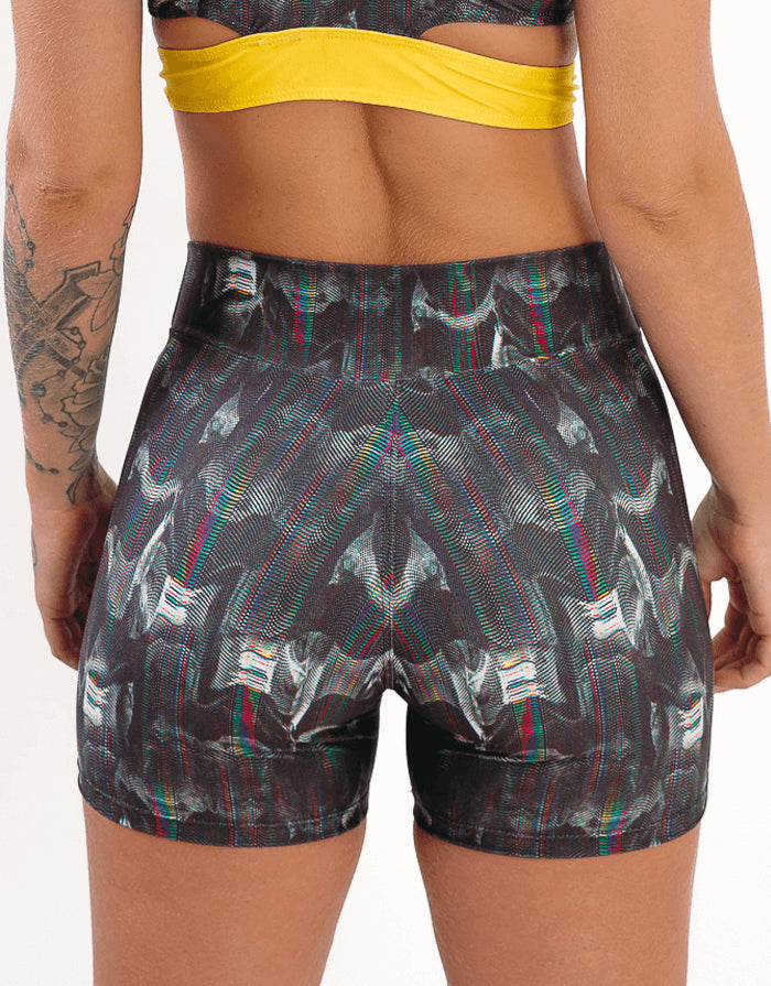 Short Fitness Feminino Glitch