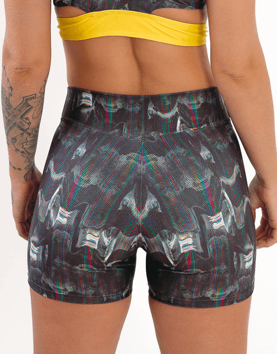 Short Fitness Feminino Glitch