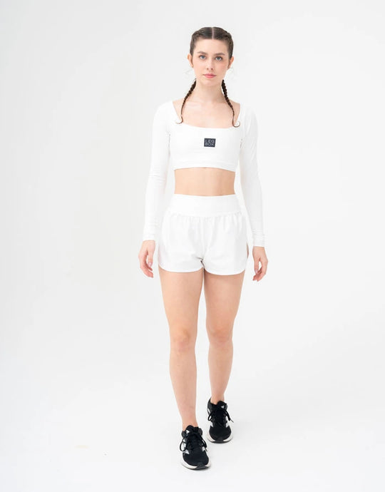 Short Fitness Feminino Ivory