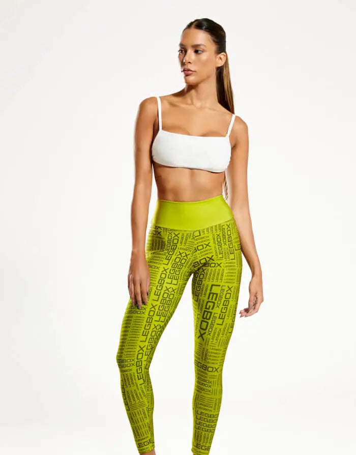 Calça Legging Cintura Alta Glow Verde