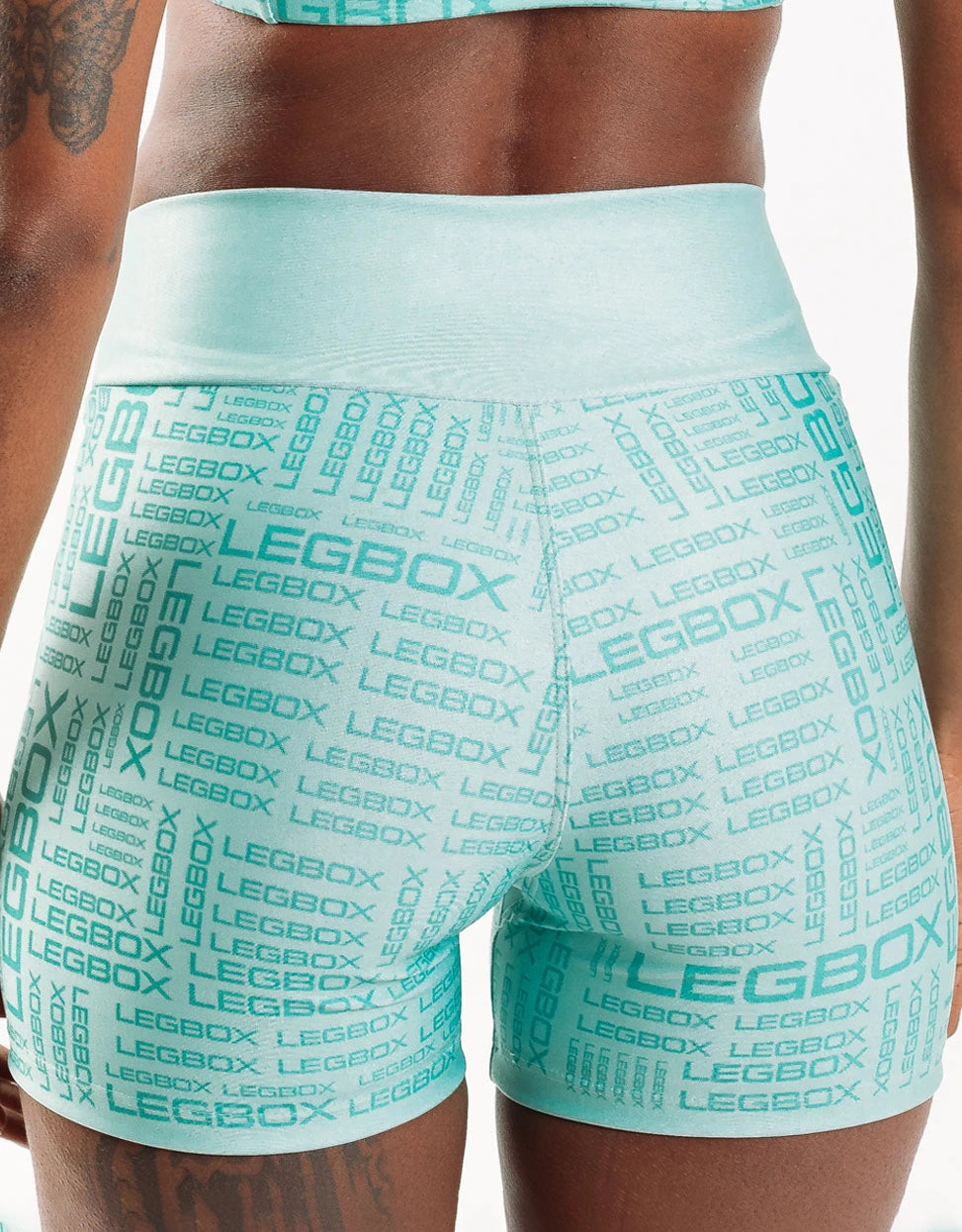 Short Fitness Glow Aqua