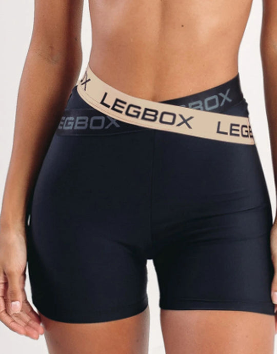 Short Fitness Feminino Crossover Nude