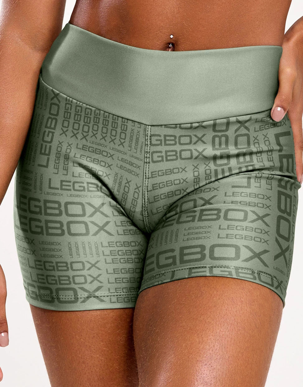 Short Fitness Feminino Glow Sage