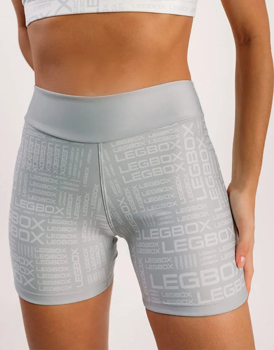 Short Fitness Feminino Glow Cinza