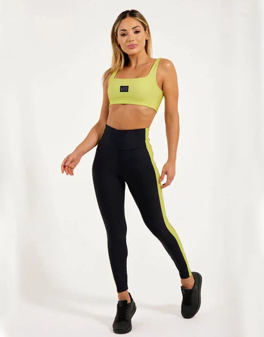 Calça Legging Cintura Alta Oliva